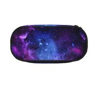 Yyoretp Grande capacità Universo Galaxy Star Space Print Pencil Case Large Pencil Pouch Stationery Pen Bag per forniture per ufficio