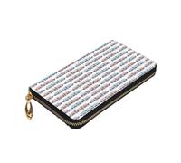 Yyoretp Portafoglio in pelle di alta qualità con stampa treno monorotaia per donne e uomini con copertina per libretto degli assegni blocco RFID