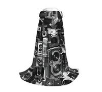 Yyoretp Retro Cool Camera Collection Stampa Mantello Con Cappuccio Per I Giovani con Halloween Natale Cosplay Con Cappuccio Mantello Costume