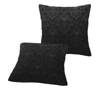 Yyoretp Set di 2 federe decorative per cuscini con stampa di teschio gotico, quadrate, per divano, letto, auto