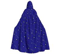 Yyoretp Unisex Alaska stato bandiera stampa adulto mantello con cappuccio accappatoi mantelli per Halloween cosplay morte vampiro costumi