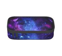 Yyoretp Universo Galaxy Star Space Print Pencil Case Grande Capacità Storage Pouch Holder Office Organizer Cosmetic Makeup Box