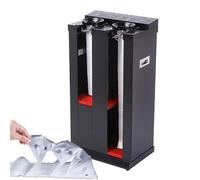 YYRAIN Macchina imballatrice Automatica per ombrelli, Supporto per distributore Automatico di Sacchetti per ombrelli bagnati, Solido e affidabile, Nero, Taglia Unica