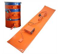 YYRHD-CZ Riscaldatore per Fusti di Petrolio in Metallo, Cuscinetto Riscaldante in Silicone Isolato, Regolatore di Temperatura con Manopola/Display Digitale(Digital Control,120L 250 * 1360 1700W)
