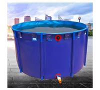 YYRHD-CZ Stagno for Pesci Koi in Tela Fuori Terra, Grande Acquario da Esterno, Pieghevole, Facile da Installare, Adatto for L'irrigazione Agricola E Lo Stoccaggio dell'Acqua(1.2x1m)