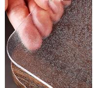 YYSHLTRRE Tovaglia PVC Trasparente,2mm Tovaglia Plastificata Impermeabile, Rettangolare o Rotonda, Pellicola Protettiva in PVC Lavabile (Frosted,45x45cm)