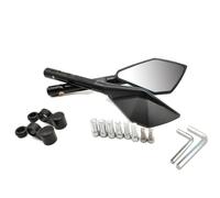 YYSMO per B&M&W F800GS F800GT F800S Adventure F800 GS/GT/R F800ST Specchietto Retrovisore Moto in Alluminio CNC Specchietti Laterali Moto(Nero)