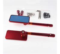 YYSMO per B&M&W K1300 / K1200 / F800 / F650 / G650 / HP2 Specchietto Retrovisore Laterale CNC per Moto(Rosso)