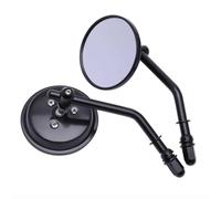YYSMO per Har&Ley Davi&dson SOFTAIL XL FLTRU Road Glide Ultra VRSCAW V-Rod Specchietto Retrovisore Moto 2 Pezzi Specchietti Laterali Moto Regolabili in Alluminio(Nero)