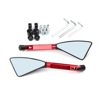 YYSMO per Hon&da CB300F CB400X/F CB500F CB500X CB650F CB1000R Specchietto Retrovisore Moto Specchietto Retrovisore da Competizione(Rosso)