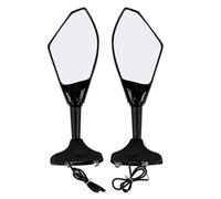 YYSMO per Hon&da CBF CBR1000RR CBR600F CBR600F2 CBR600F3 1 Paio di Specchietti Retrovisori Laterali per Moto Regolabili con Indicatore di Direzione