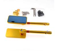 YYSMO per Hon&da Shadow/Valkyrie/Magna/Rebel/XL1000V/XL700V/NT700V/XL125V/XR230/APE50 Specchietto Retrovisore Laterale per Moto CNC(Oro)