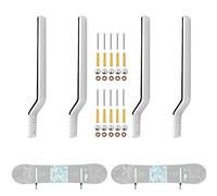 YYST Snowboard Storage Rack Wall Mount Wall Holder - Hardware Included-Hold 2 Boards