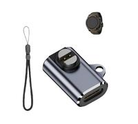 yystao (1 pezzo) Adattatore di ricarica per SUUNTO Wing 2, adattatore di ricarica magnetico USB-C stabile, nero