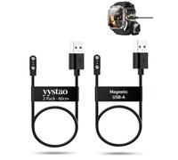 yystao 2 cavi di ricarica per smartwatch Blackview W70Pro 2,01", robusto cavo di ricarica magnetico USB-A di ricambio, robusto cavo di ricarica per smartwatch