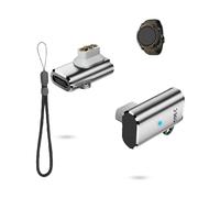 yystao (2 pezzi) Adattatore di ricarica per COROS PACE Pro/COROS NOMAD, adattatore di ricarica magnetico USB-C stabile, argento