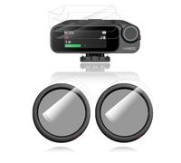 yystao 2 set (4 + 2) pellicole protettive per schermo per trasmettitore e ricevitore Insta360 Mic Pro, 4 pellicole in vetro temperato durezza 9H per TX, 2 pellicole morbide in TPU per RX