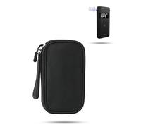 yystao Borsa elettronica per etilometro ACE A, borsa compatta per cavi, piccola borsa organizer per cavi e accessori elettronici, borsa da viaggio piatta con tasca a rete, nera