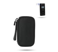 yystao Borsa elettronica per etilometro ACE AF-33, compatta per cavi, piccola borsa organizer per cavi e accessori elettronici, borsa da viaggio piatta con tasca a rete, nera