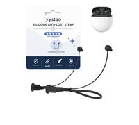 yystao Cinturino in silicone anti-smarrimento per cavo Google Pixel Buds 2a | Protegge gli auricolari dalla perdita durante l'allenamento intenso, pendolari quotidiani, corsa e viaggi, nero