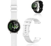 yystao Cinturino per orologio Amazfit Active 3 Premium, in morbido silicone, per uomo e donna, impermeabile, 22 mm, colore: bianco