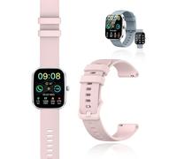 yystao Cinturino per Soudorv T70, in silicone, compatibile con Soudorv T70, delicato sulla pelle, cinturino di ricambio per smartwatch, 22 mm (rosa)