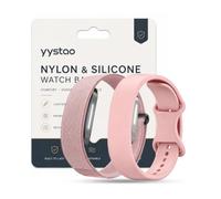 yystao Confezione da 2 cinturini di ricambio per HUME 2.0, in nylon e | 1 cinturino in nylon e 1 cinturino in silicone, leggero, traspirante e regolabile per lo sport e la vita quotidiana