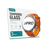 yystao Confezione da 3 pellicole proteggi schermo in vetro temperato per | Vetro temperato durezza 9H per Fenix 9Pro 43mm. Caratteristiche ultra-chiara chiarezza HD, superficie antigraffio e tocco