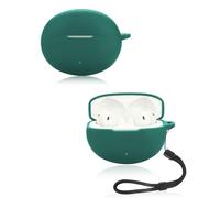 yystao - Cover per auricolari wireless OnePlus Buds 4, custodia protettiva in morbido silicone compatibile con OnePlus Buds 4, con cordino, antipolvere, antiurto e durevole, verde