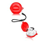 yystao - Cover per auricolari wireless Soundcore V40i, custodia protettiva in morbido silicone compatibile con Soundcore V40i, con cordino, antipolvere, antiurto e durevole, rosso
