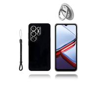 yystao Cover per DOOGEE Note 56X/DOOGEE Note 56X Pro Smartphone, Cover TPU Compatibile con DOOGEE NOTE56 X/DOOGEE NOTE56X Pro, Antipolvere, Antiurto, Nero