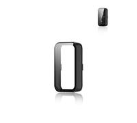 Yystao - Cover rigida per Honor Band 10, con pellicola protettiva in vetro 9H, colore: Nero