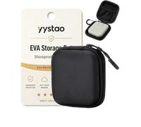 yystao Custodia in EVA per mouse da viaggio Logitech Mobi Fold ultra-portatile, custodia protettiva antiurto con tasca in rete, borsa da viaggio impermeabile, nera