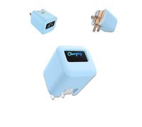 yystao Custodia per Anker Nano Safe Charge Smart Charger (45 W max), custodia protettiva in silicone lavabile più volte, antigraffio, antigoccia, azzurro