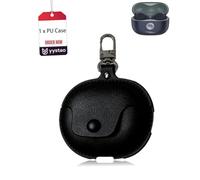 yystao Custodia per auricolari Moto Buds 2 Plus, realizzata a mano, in poliuretano, resistente agli urti e ai graffi, colore nero
