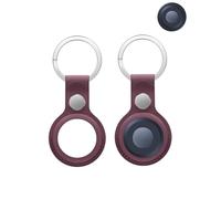 Yystao Custodia protettiva in pelle PU compatibile con Motorola Moto Tag, design anti-perdita con tessuto diagonale intrecciato fine (gelso)