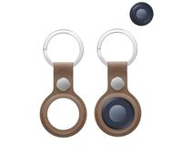 Yystao - Custodia protettiva in pelle PU compatibile con Motorola Moto Tag, design anti-perdita con tessuto diagonale intrecciato fine (marrone chiaro)