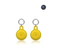 Yystao Custodia protettiva in silicone compatibile con Motorola Smart Tag, con cordino (giallo)