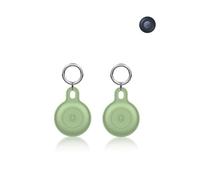 Yystao Custodia protettiva in silicone compatibile con Motorola Smart Tag, con cordino (verde)