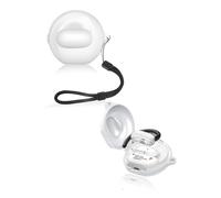 Yystao - Custodia protettiva in silicone morbido compatibile con Soundcore V40i, con cordino da collo, antipolvere, antiurto e durevole, colore: Bianco