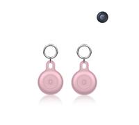 yystao - Custodia protettiva in silicone per Motorola Smart Tag Tracker, compatibile con Motorola Smart Tag, cordino incluso, resistente, antiurto e anti-smarrimento, confezione da 2 (rosa)
