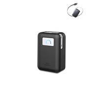 yystao Custodia protettiva per Anker Nano Power Bank, 10.000 mAh, in silicone, lavabile ripetutamente, anti-graffio, anti-goccia, colore: nero