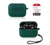 yystao Custodia protettiva per cuffie Razer Hammerhead V3 X HyperSpeed, in morbido silicone con cordino, custodia antiurto e antigraffio, verde
