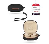 yystao Custodia protettiva per cuffie SUUNTO Spark, in morbido silicone con cordino, antiurto e antigraffio, nero