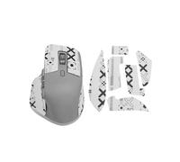 yystao Mouse Grip Tape compatibile con Logitech MX Master 3S, adesivo antiscivolo per mouse Logitech MX Master 3S, stile stampato (bianco)