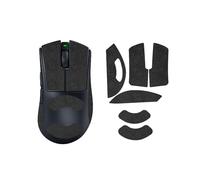yystao Mouse Grip Tape compatibile con Razer DeathAdder V4 Pro, adesivo antiscivolo per mouse Razer DeathAdder V4 Pro, stile stampato (nero)
