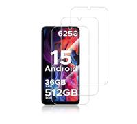yystao Pellicola protettiva per smartphone DOOGEE Note 59 PRO+ 5G, pellicola in vetro temperato 9H, ad alta risoluzione, anti-esplosione, antigraffio, resistente alle impronte digitali (3 pezzi)