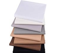 YYSZ 8 Pezzi Multi-Colori Tessuto di Patchwork Cotone Misto Quadrato Fascio da Cucito Quilting Mestiere, 8 Colori (46 per 56 cm)