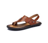 Yytcsjz Sandali da Uomo con correzione dell'osso dell'alluce, Infradito con binari per balle Aperte in Pelle PU, comode Scarpe da Spiaggia estive, per la correzione Ortopedica dell'osso dell'alluce