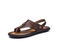 Yytcsjz Sandali da Uomo con correzione dell'osso dell'alluce, Infradito con binari per balle Aperte in Pelle PU, comode Scarpe da Spiaggia estive, per la correzione Ortopedica dell'osso dell'alluce